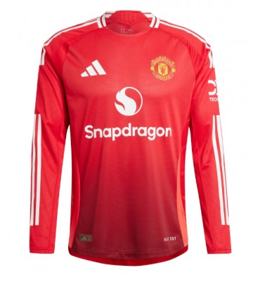 Manchester United Replica Home Stadium Shirt 2024-25 Long Sleeve